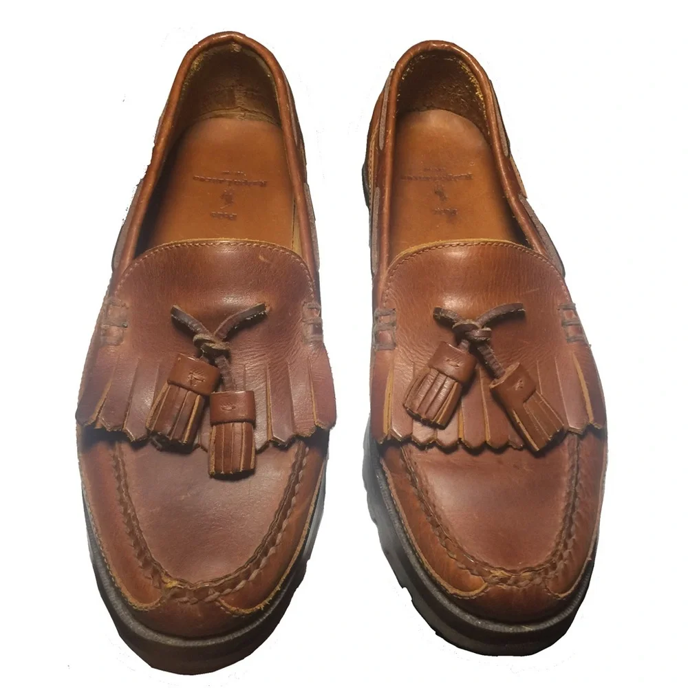 🔥Vintage🐎Polo RL tassel mock toe slip on shoes - Picture 2 of 7